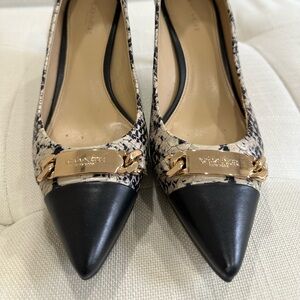 Coach kitty heels - 7M (black and white)